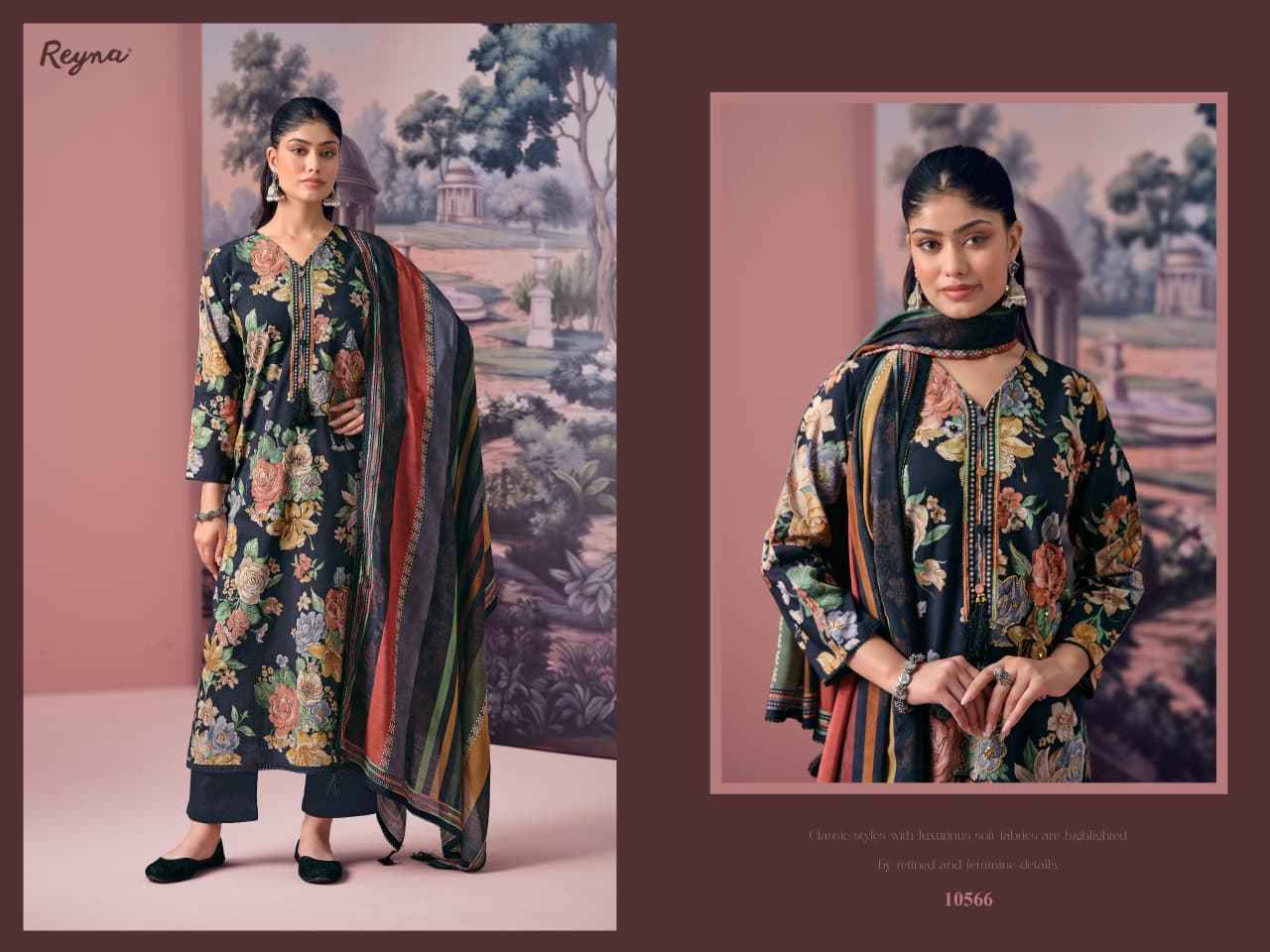 MARIAM By REYNA 10565 To 10566 Beautiful Festive Suits Stylish Colorful Fancy Casual Wear & Ethnic Wear COTTON DIGITAL PRINT Print Dresses At Wholesale Price